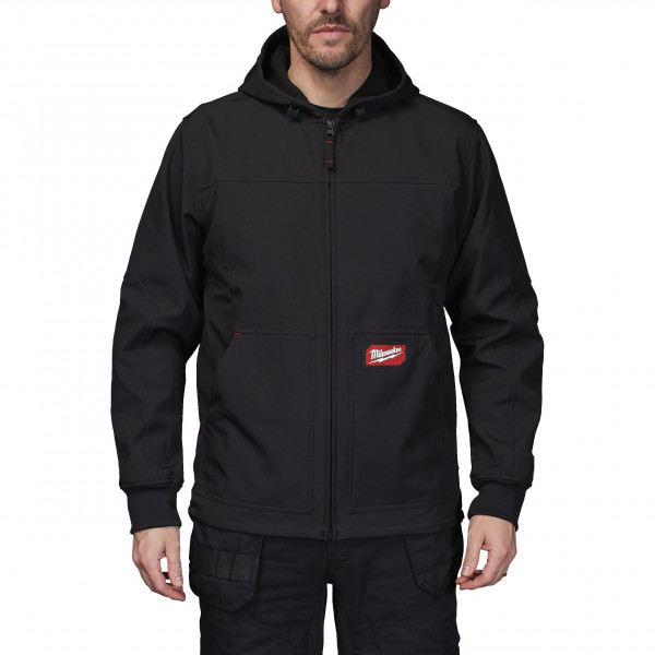 FREEFLEX Softshell Hooded Jacket Black Size M