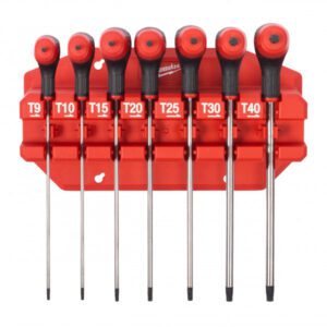 7 Pc Torxkey Wrenches Set Wall Rack included