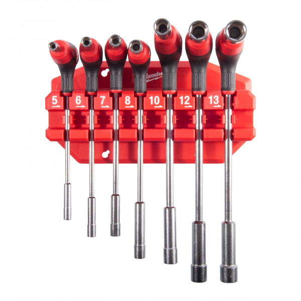 Milwaukee 7pc Nut Driver Set with Rack