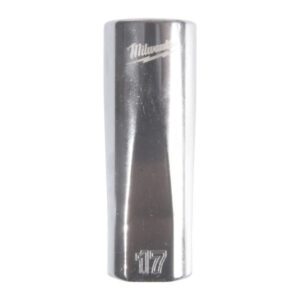 3/8'' Drive Metric Deep 12-Point Socket - 17mm