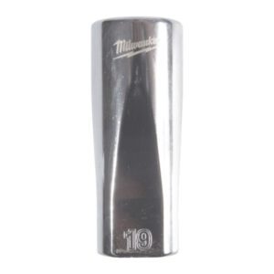 3/8'' Drive Metric Deep 12-Point Socket - 19mm