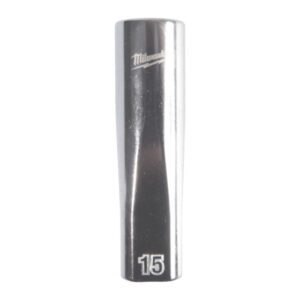 1/2'' Drive Metric Deep 12-Point Socket - 15mm