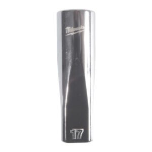1/2'' Drive Metric Deep 12-Point Socket - 17mm