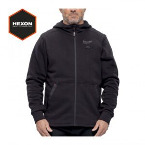 M12 HEXON HEATED HOODIE BLACK M