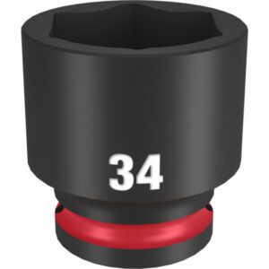 Milwaukee ShockWave Impact Socket 1/2in Drive 34mm