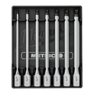 7PC 3/8 MET HEX BIT SOCK SET