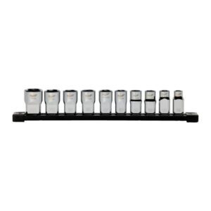 10PC 1/2 DR STD METRIC SOCKET SET