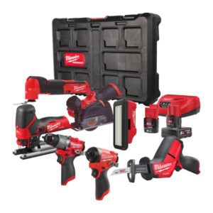 Milwaukee M12 7 Piece Power Tool Pack