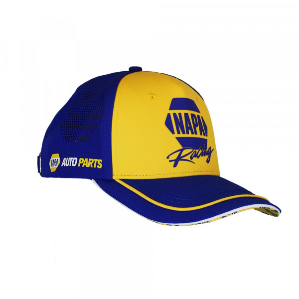 NAPA Racing 2025 Cap Blue & Yellow One Size