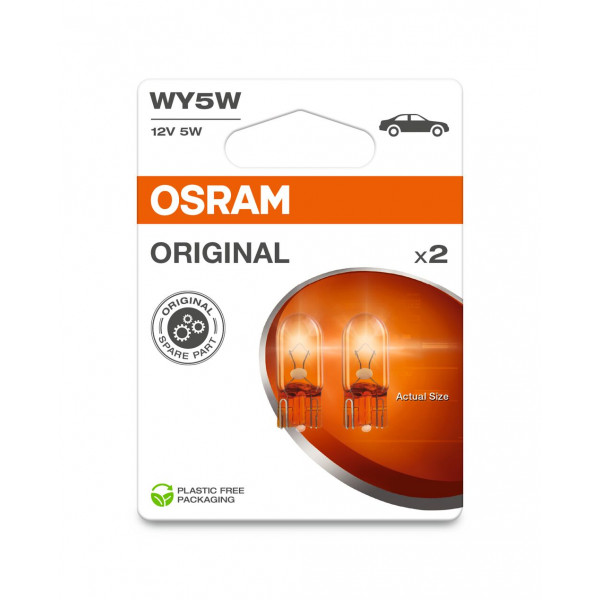 OSRAM ORIGINAL - Wedge Base Wy5W Auxiliary Bulb