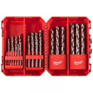 25 Pcs ThunderWeb HSS Ground Metal Drill Bit Set