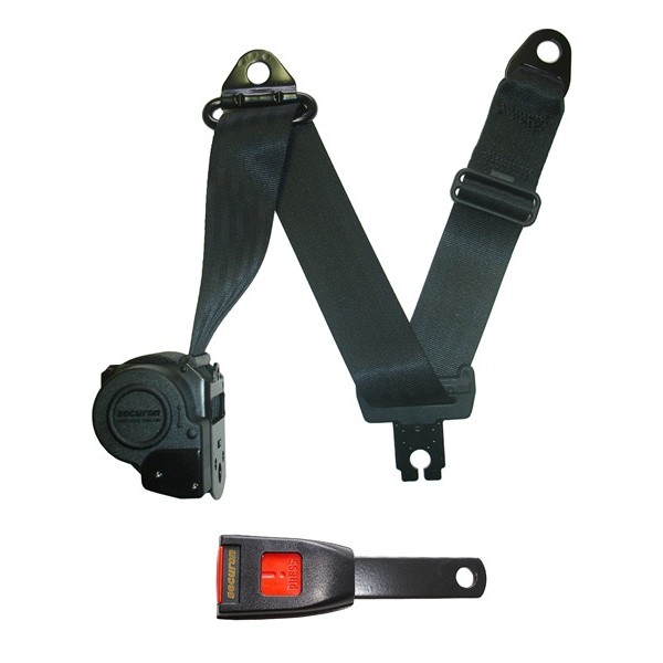SECURON Auto Lap & Diagonal Seat Belt Black