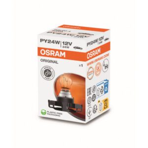 OSRAM ORIGINAL 12V PSX PY24W Amber Auxiliary Bulb