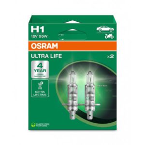 OSRAM ULTRA LIFE H1 Halogen Headlight Bulb