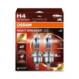 OSRAM NIGHT BREAKER 220 On-Road Halogen Headlight Bulb