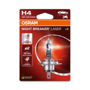 OSRAM NIGHT BREAKER LASER H4 Halogen Headlight Bulb