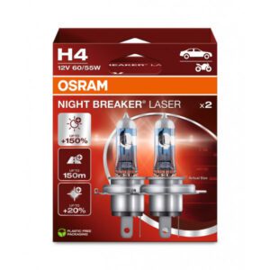 OSRAM NIGHT BREAKER LASER H4 Halogen Headlight Bulb