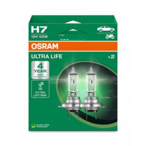 OSRAM ULTRA LIFE H7 Halogen Headlight Bulb