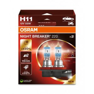 OSRAM NIGHT BREAKER 220 On-Road Halogen Headlight Bulb