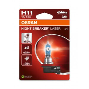 OSRAM NIGHT BREAKER LASER H11 Halogen Headlight Bulb