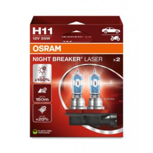 OSRAM NIGHT BREAKER LASER H11 Halogen Headlight Bulb