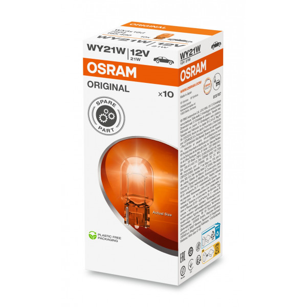 OSRAM ORIGINAL - GLASS WEDGE BASE WY21W
