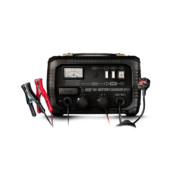 Maypole Metal Battery Charger 30A 12V/24V