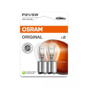 OSRAM ORIGINAL - Metal Base P21/5W Auxiliary Bulb