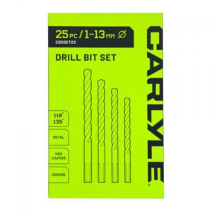 25Pc 1mm - 13mm HSS Co5 Drill Bit