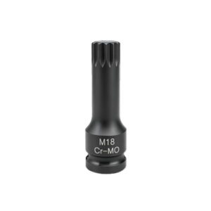 1/2 Drive M18 Spline Socket 76mm long