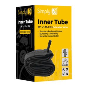Simply Cycling Inner Tube SV 26in x 1.75 - 2.125