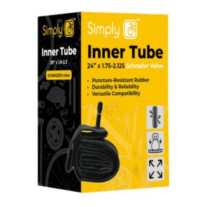 Simply Cycling Inner Tube SV 24in x 1.75 - 2.125