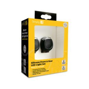 Simply Cycling Front and Rear Super Bright LED Bike Lights