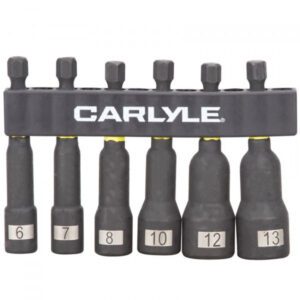 6 Pc 1/4 Drive Impact Grade Nut Driver Set