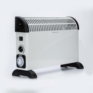 Status Convector Heater 2000w White 3 Heat Settings With Adjustable Thermostat And Timer