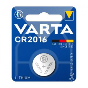 Varta CR2016 Car Alarm Battery & Car Key Fob Battery - Pack of 10