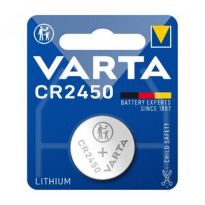 Varta CR2450 Lithium Coin Cell Battery 6450 - Pack of 10