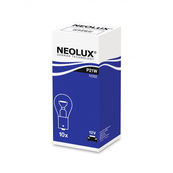 NEOLUX N382 Standard 21W 12V BA15s Trade Box of 10 bulbs