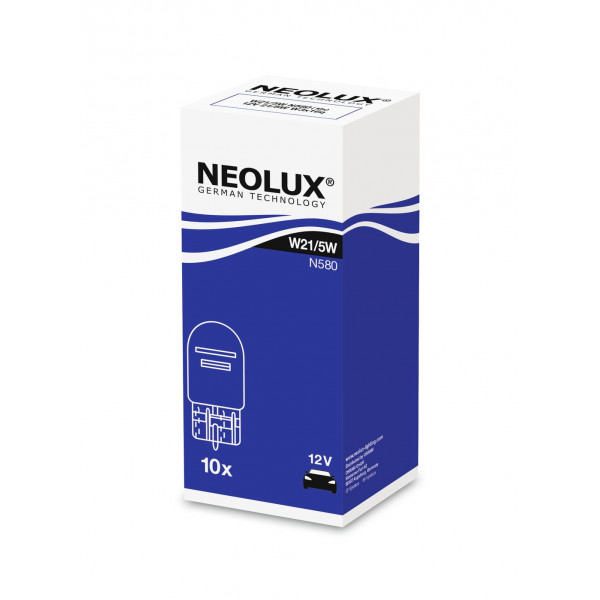 NEOLUX N580 Standard 21/5W 12V W3x16q Trade Box of 10 bulbs