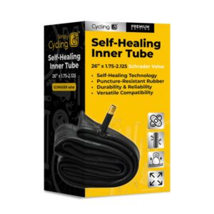 Simply Cycling Self Healing Inner Tube SV 26in x 1.75 - 2.125