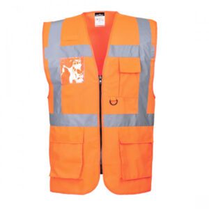 Berlin Hi-Vis Executive Vest Orange