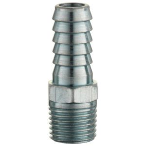 Hose Tail 9.5mm (3/8) i/d Hose to Male Thread R 1/4