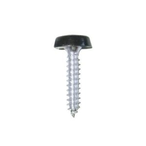 Number Plate Plastic Top Screws – Black – Pack Of 50