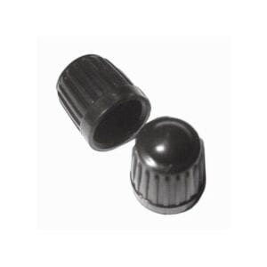 Car Dust Caps – Black – Pack Of 100