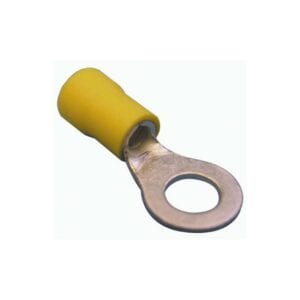 Wiring Connectors – Yellow – OBA Ring – 6mm – Pack of 50