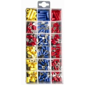 Wiring Connectors – Crimp Type – Assorted – Pack of 180