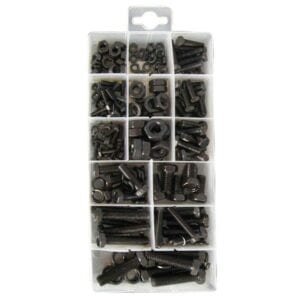 Nuts, Bolts & Spring Washers – Assorted – Pack Of 240