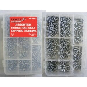 Cross Pan Self Tapping Screws – Assorted – Pack of 480