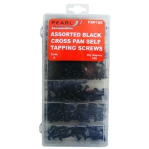 Black Self Tapping Screws – Assorted – Pack of 420
