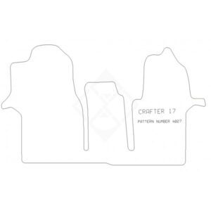 PMA Rubber Tailored Car Mat - Vw Crafter 2017> - Non-Returnable